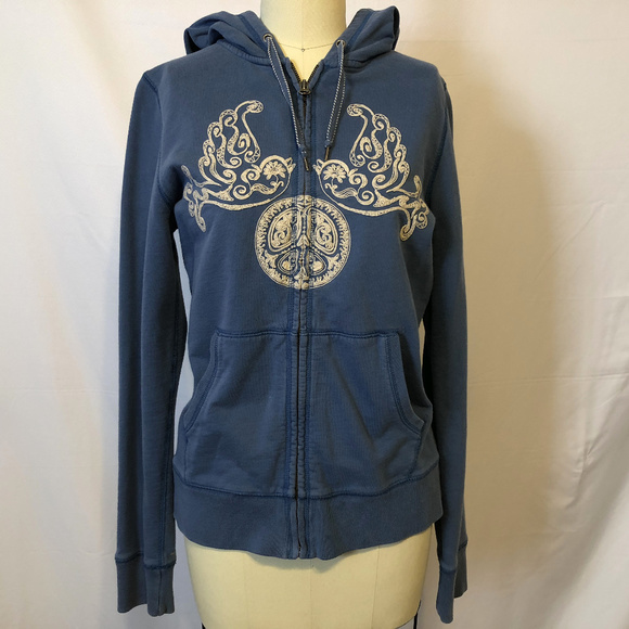 lucky zip up hoodie